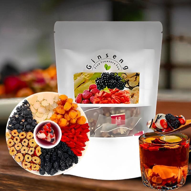 Herbal Tea For Wellness - Teh Ginseng Lima Harta Karun, Peningkat