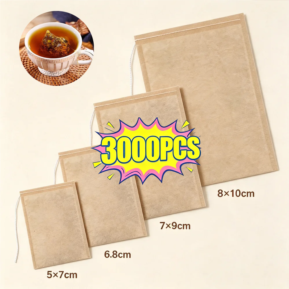 Herbal Tea For Wellness - 100/3000Pcs Kantong Saringan Teh Sekali Pakai