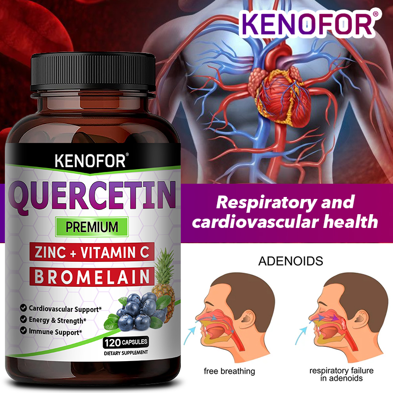 Wellness Quercetin - Kapsul Quercetin dengan Bromelain, Vitamin C,