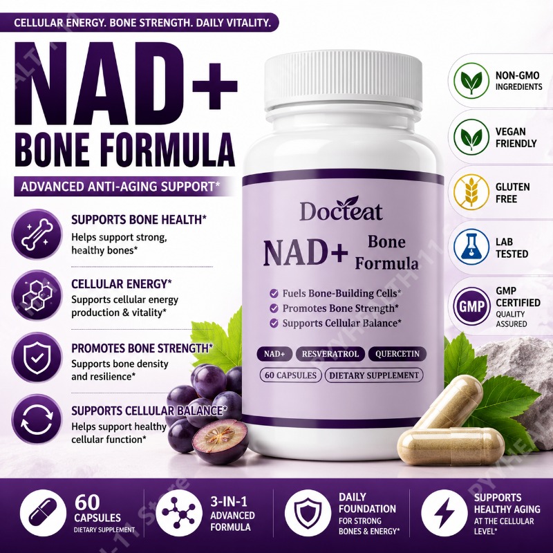 Wellness Quercetin - Kapsul Docteat NAD+ dengan Resveratrol dan