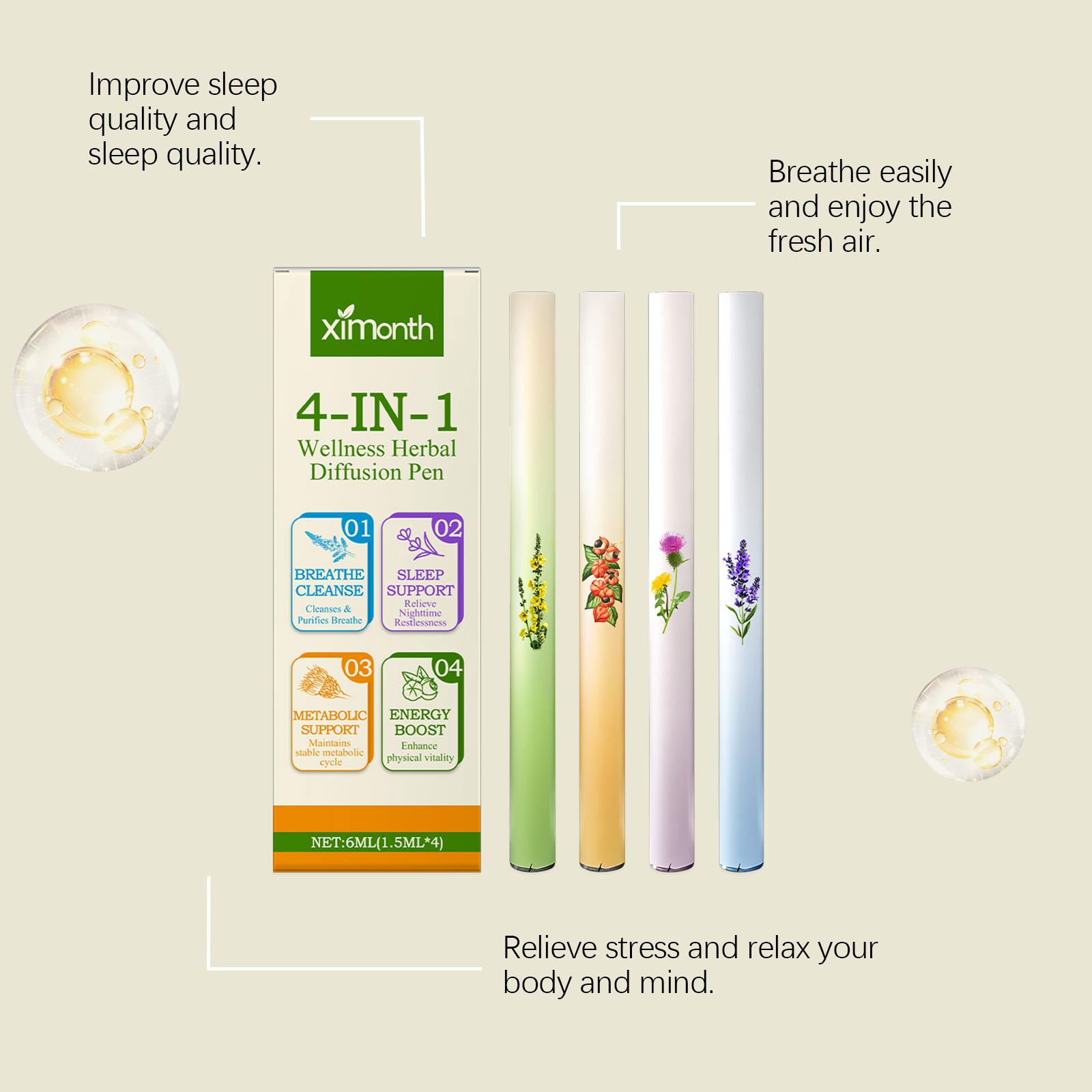 4 Dalam 1 Herbal Energy Combo  - Herbal And Wellness ulasan dan harga