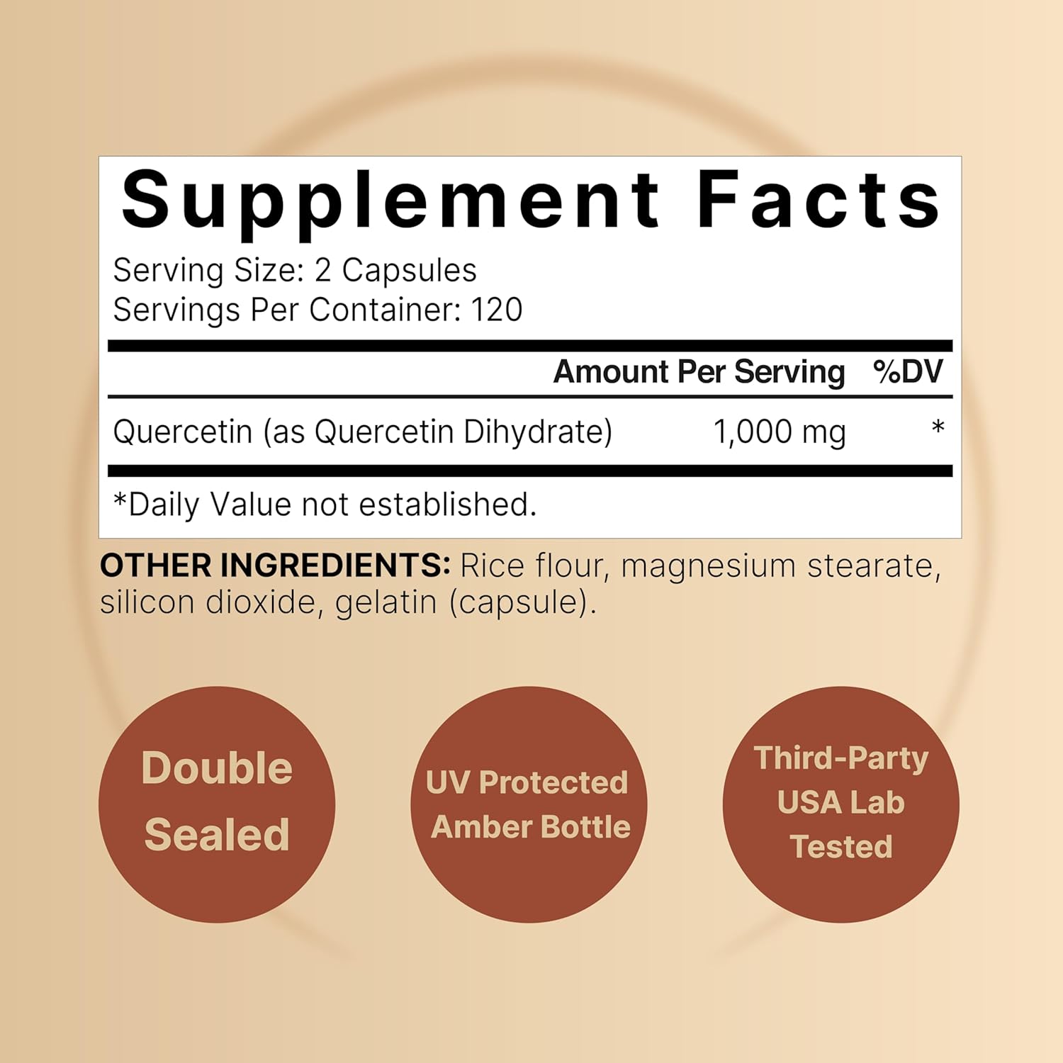 Suplemen Kapsul Vegetarian Que - Wellness Quercetin ulasan dan harga