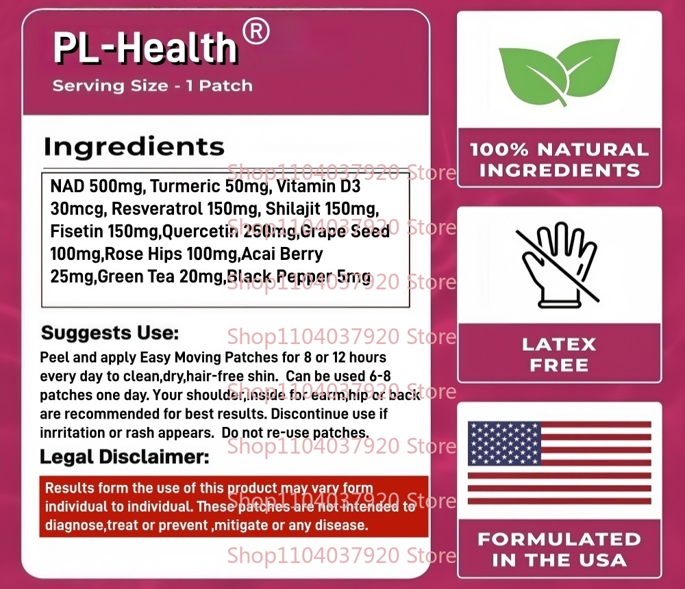 30 Plester NAD+ Transdermal de - Wellness Quercetin ulasan dan harga