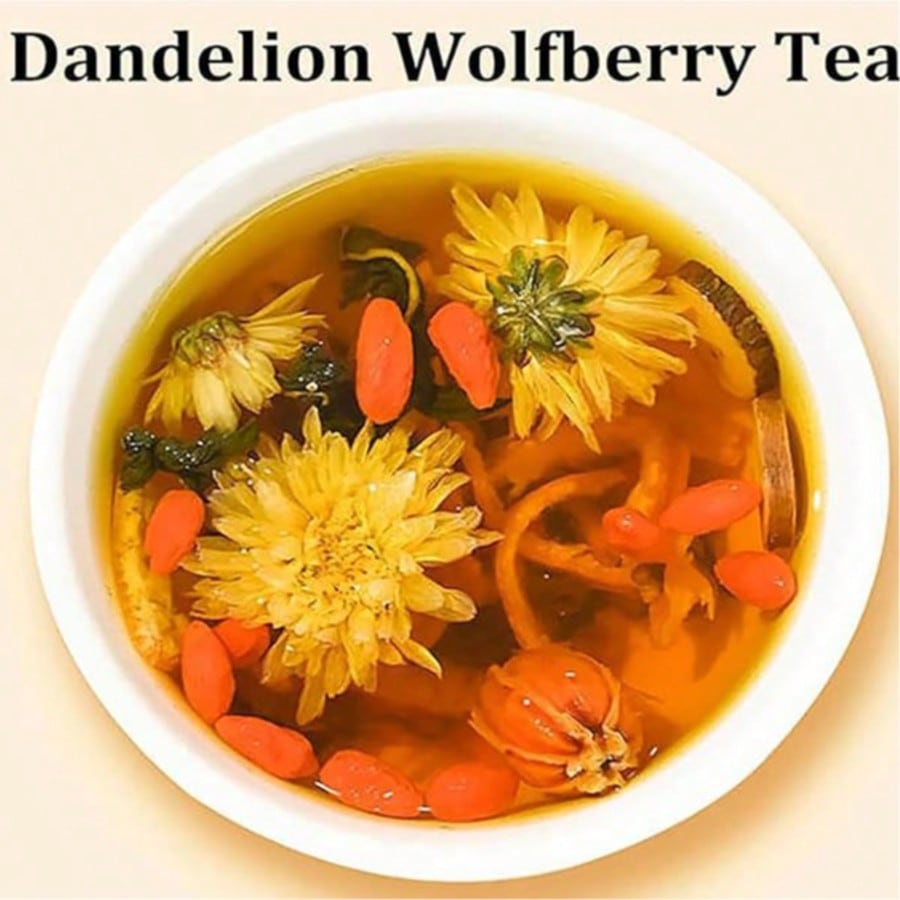 Teh Herbal Dandelion Wolfberry - Herbal Tea For Wellness ulasan dan harga
