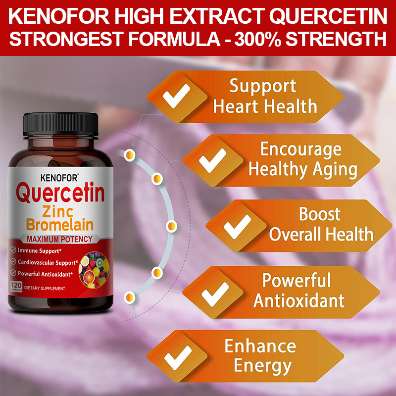 Kapsul Zinc Quercetin Bromelai - Wellness Quercetin ulasan dan harga