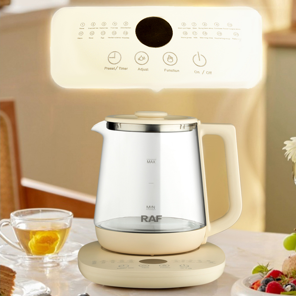 Ketel kaca elektrik 1,5l, pera - Herbal Tea For Wellness ulasan dan harga