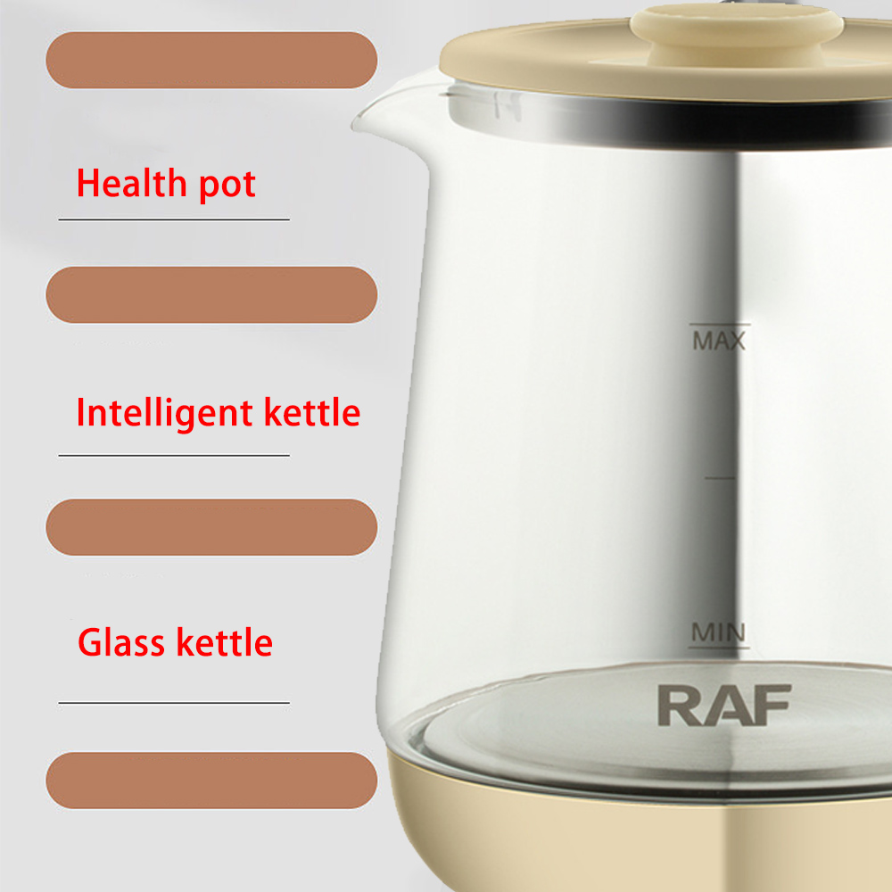 Ketel kaca elektrik 1,5l, pera - Herbal Tea For Wellness ulasan dan harga