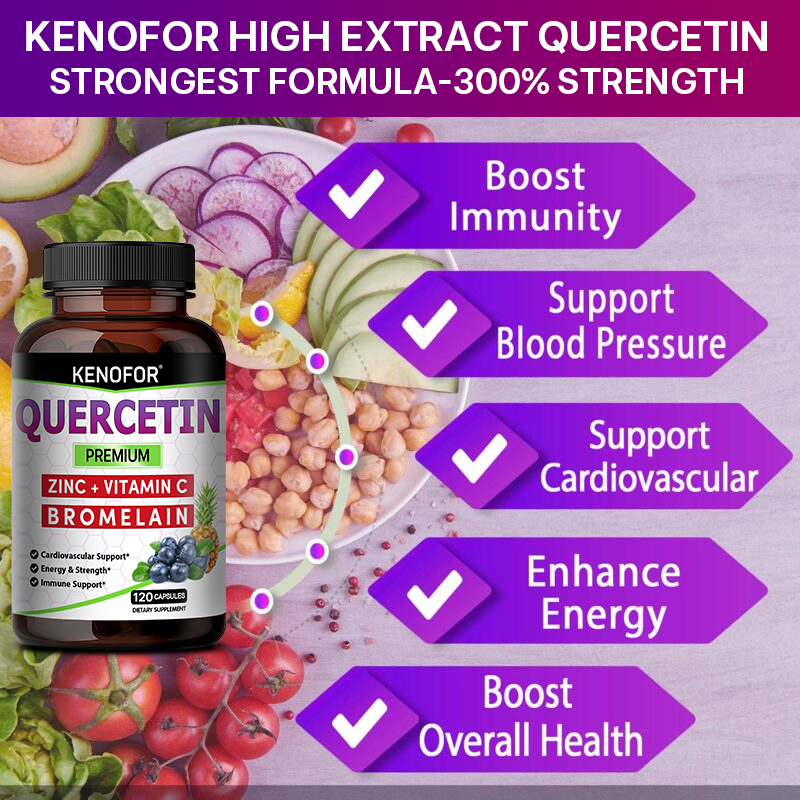 Kapsul Quercetin dengan Bromel - Wellness Quercetin ulasan dan harga