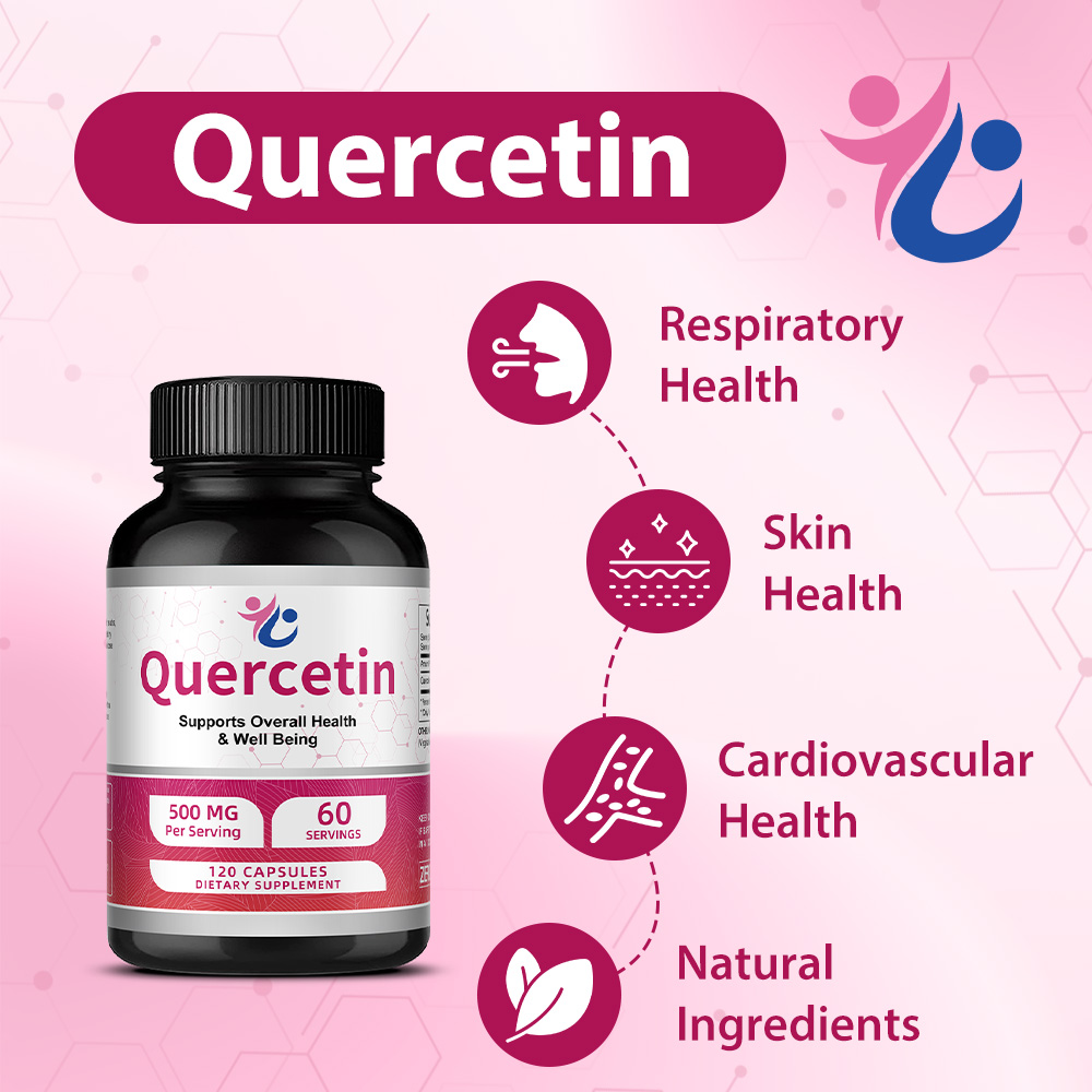 Kapsul Quercetin 500mg, Antiok - Wellness Quercetin ulasan dan harga