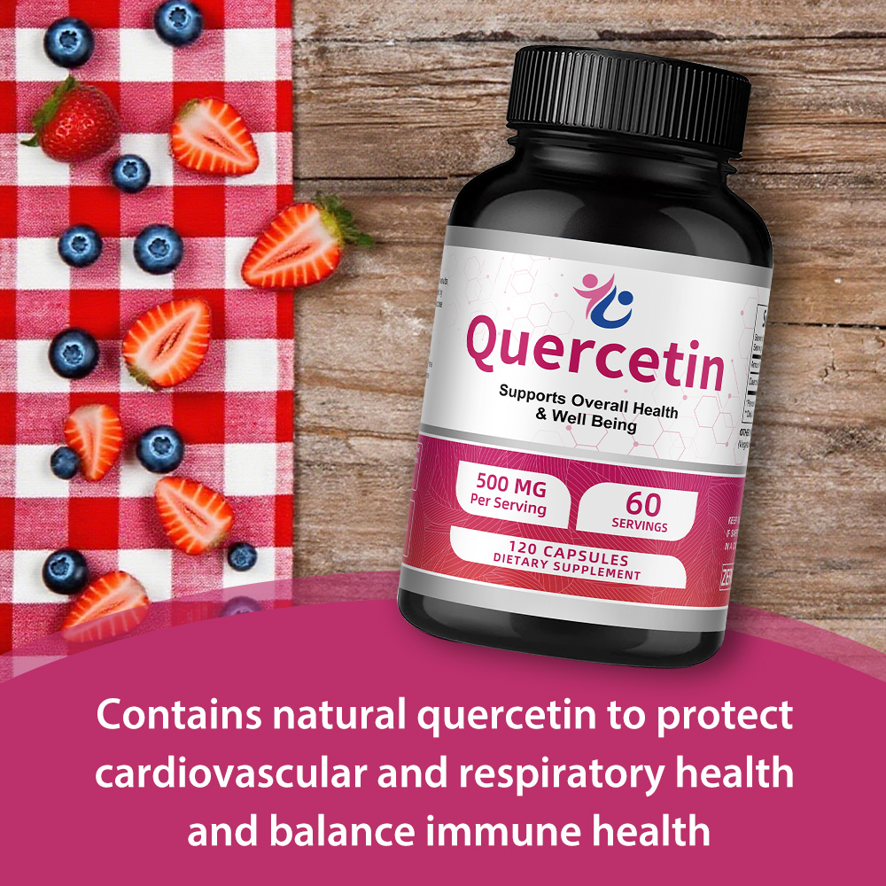 Kapsul Quercetin 500mg, Antiok - Wellness Quercetin ulasan dan harga